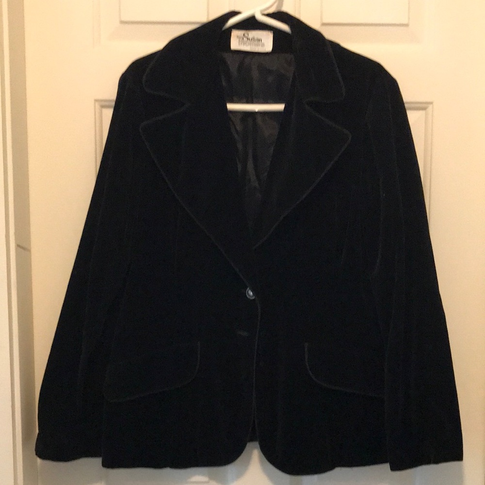 Velvet Velveteen Blazer